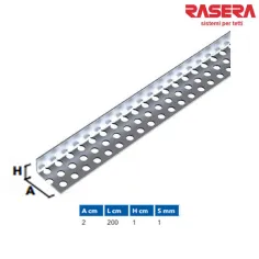 Listello angolare di ancoraggio tegole 2