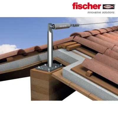 Fischer Kit BP Linea Vita di ancoraggio strutturale a base piana