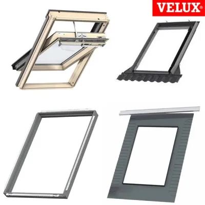 VELUX PACCHETTO QUALITA' 86 GGL INTEGRA SOLARE VETRATA TRIPLA PROTEZIONE