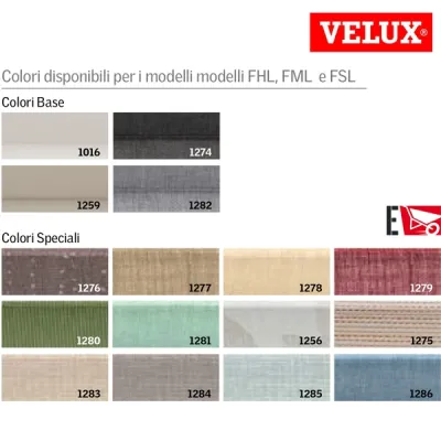 VELUX FHL tenda plissettata manuale