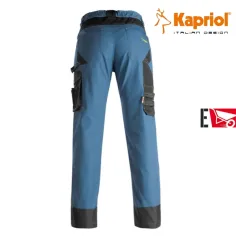 pantaloni lunghi kapriol dynamic vista frontale colore avio - blu 2