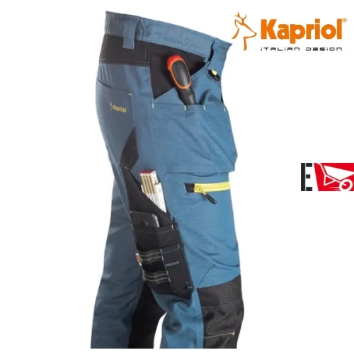 pantaloni lunghi kapriol dynamic vista destra colore avio - blu