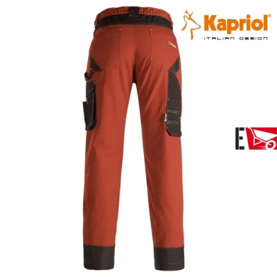 pantaloni lunghi kapriol dynamic vista dietro colore ruggine - rosso arancio