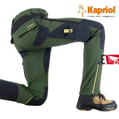 Kapriol Pantaloni Dynamic Giardiniere vista destra tasche
