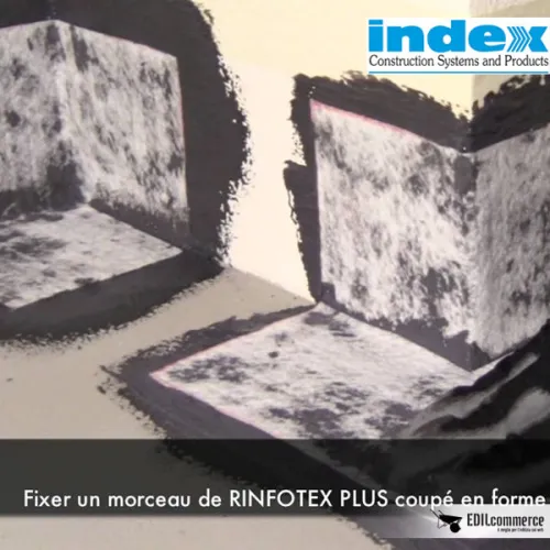 Dettaglio angoli con rinfotex plus per unolastic index.