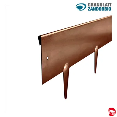 Bordura in corten "IW" dritta con picchetti