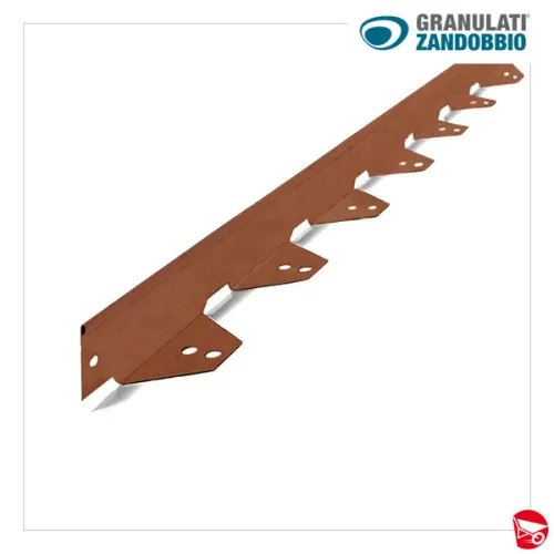Bordura in corten a "L"