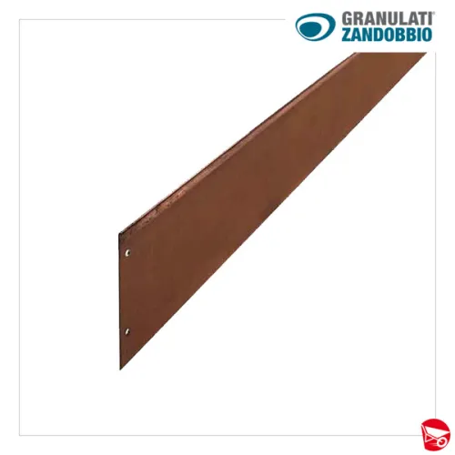 Bordura in corten "I" dritta