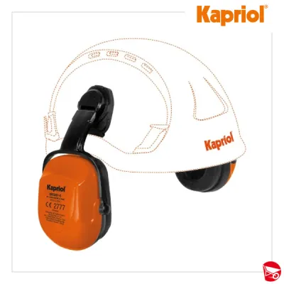 Cuffie antirumore per casco Airkap PLUS modello Silver 30 montate