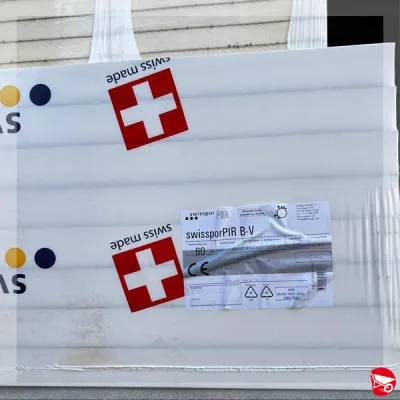 SWISSPOR PIR B-V poliuretano per guaina