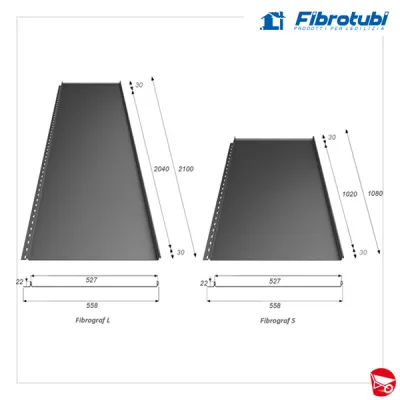 Fibrograf lastra metallica per coperture