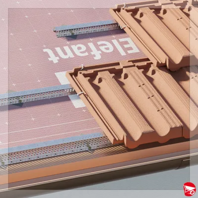 Listello di areazione per tetto ventilato