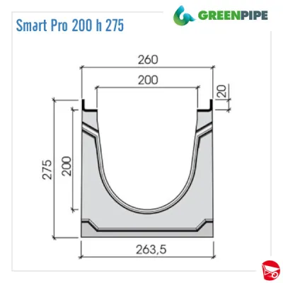 Greenpipe canale Smart Pro