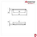 MONTINI chiusino SIGNUM quadrato classe B125