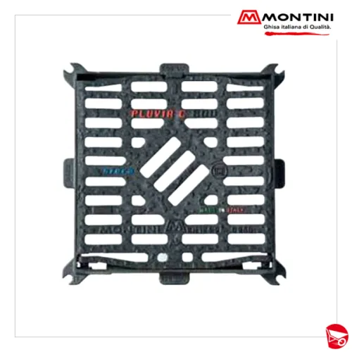 MONTINI griglia PLUVIA quadrata classe C250 prezzo di vendita online