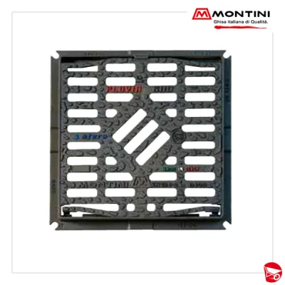 MONTINI caditoia PLUVIA P quadrata classe D400 prezzo di vendita online.