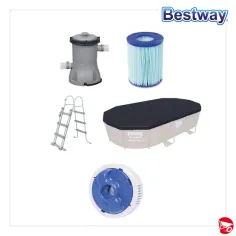 BESTWAY piscina ovale con oblò prezzo di vendita online 2