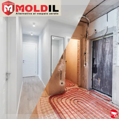 Moldil soluzione antiradon alternativa al vespaio