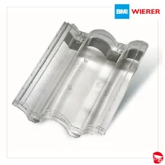 Tegola trasparente plexiglass plastica acrilico coppo di francia grecia doppia romana BMI wierer monier